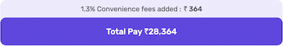 How housing.com shows the fees